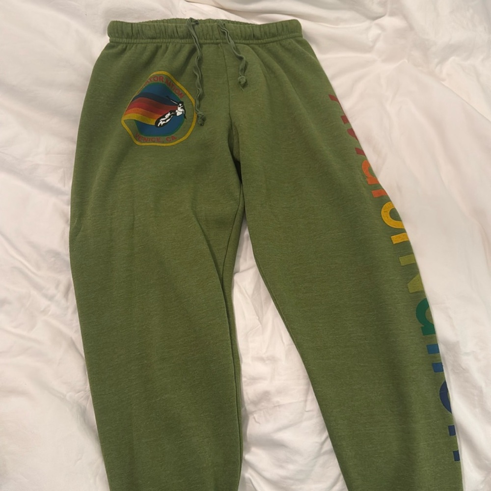 Aviator nation women’s small green sweatpants